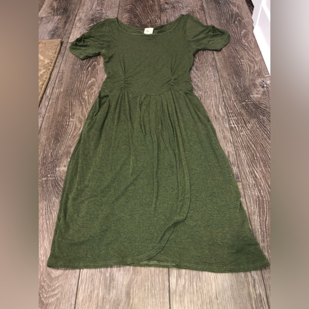 ANTHROPOLOGIE Weston Wear Gathered Hemlock Dress- Size XS